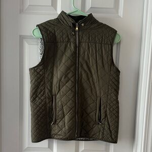 Miami Olive Quilted Vest